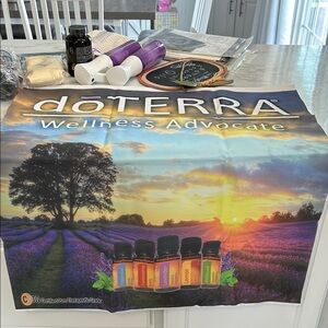 doTERRA Vibrant Sunset and Lavender Banner accessories lot